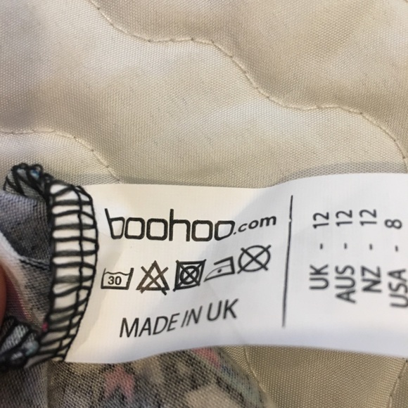 Boohoo Flower Romper Multi Color Size 8 - Picture 5 of 7